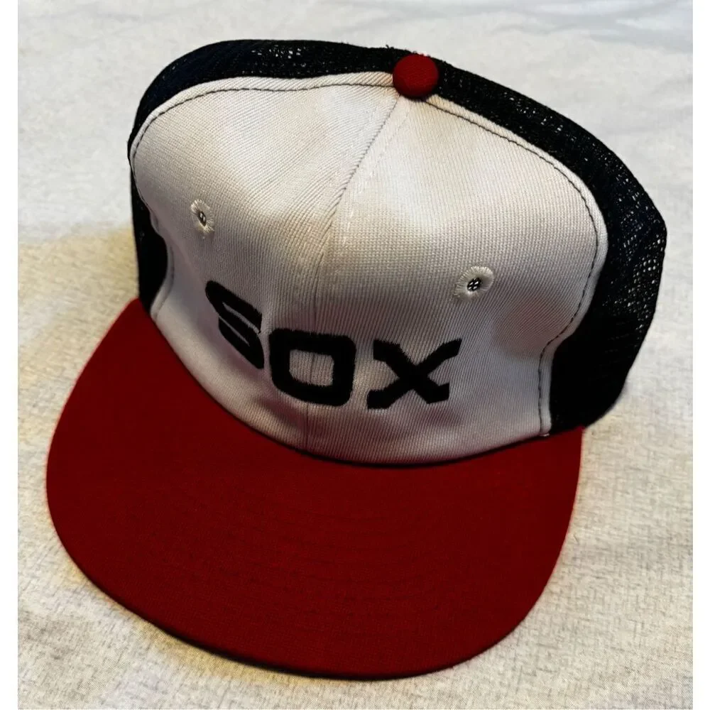 Chicago White Sox Twins Boston Snapback Mesh Trucker Hat New